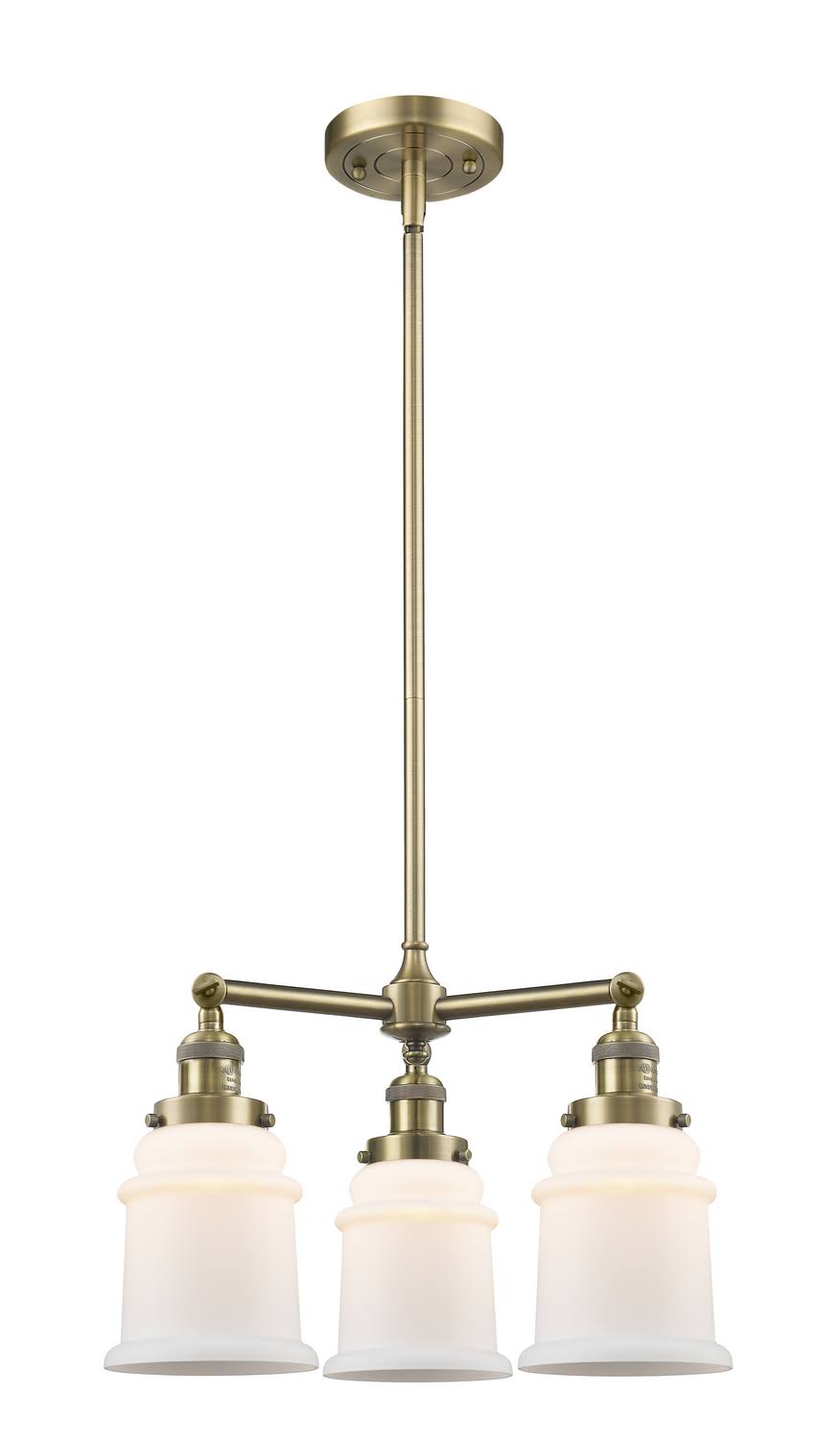 3 Light 18 inch Chandelier C57154