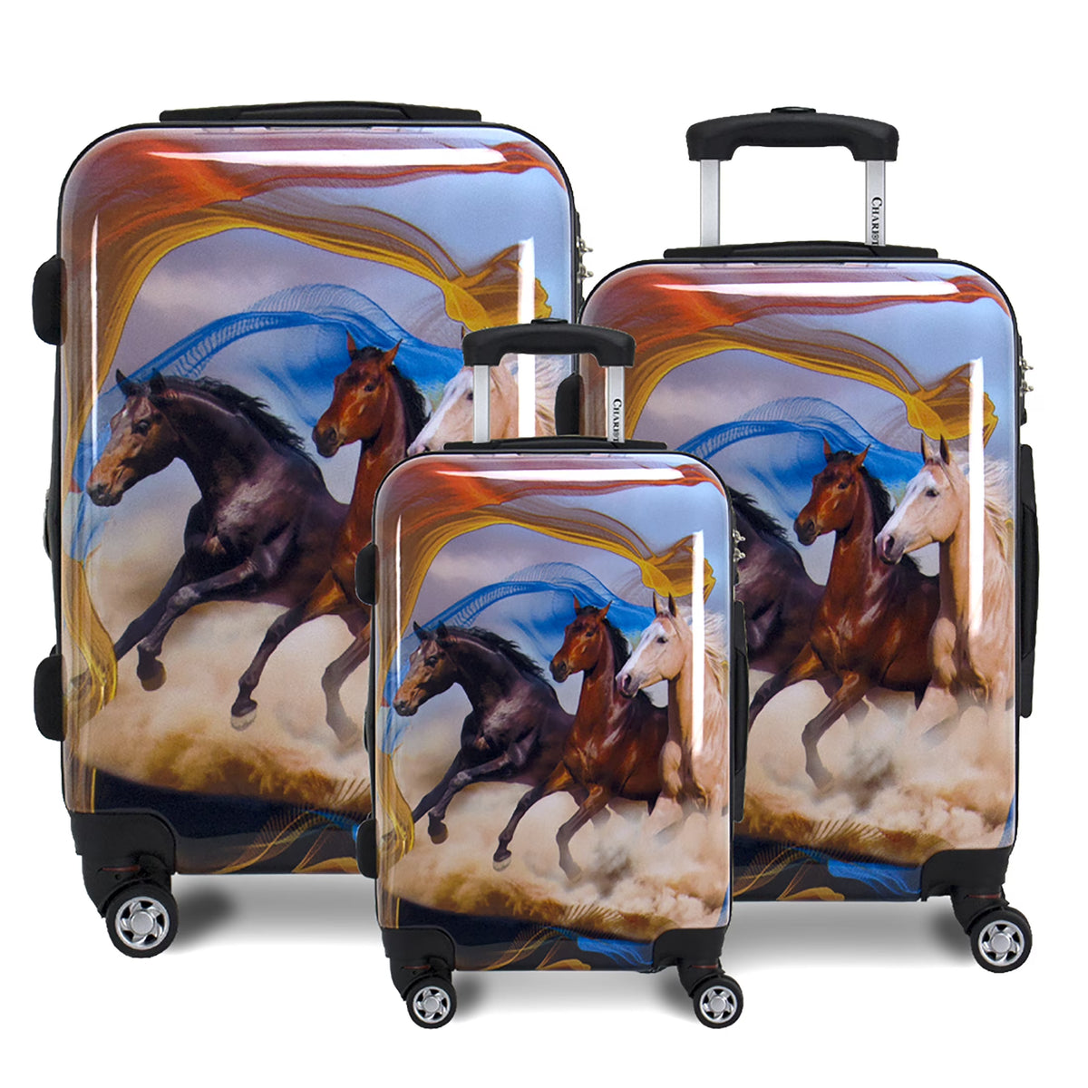 3-Piece Hardside Expandable Spinner Luggage Set X50076