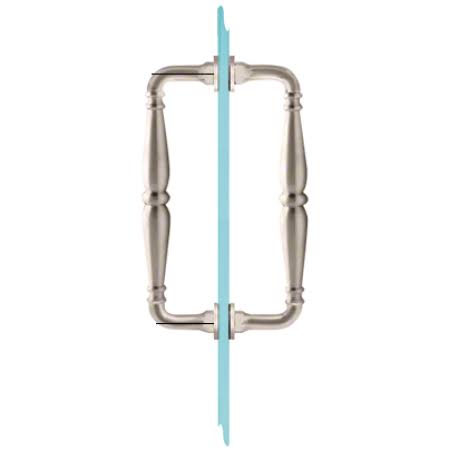 Satin Nickel 6 inch Back-to-Back Pull Handle S469306