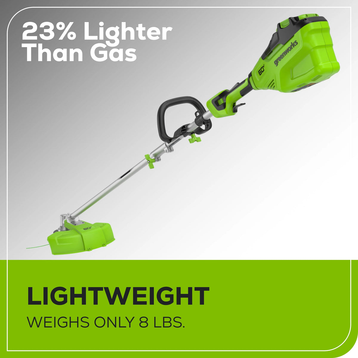 60V 16 String Trimmer with 4.0 Ah Battery & 3 Amp Charger V85125