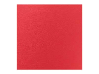 Red Leatherette Bench K13936