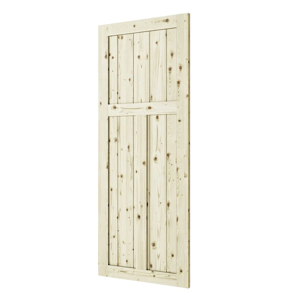 Unfinished Pine Barn Door Slab 42 in. I4984
