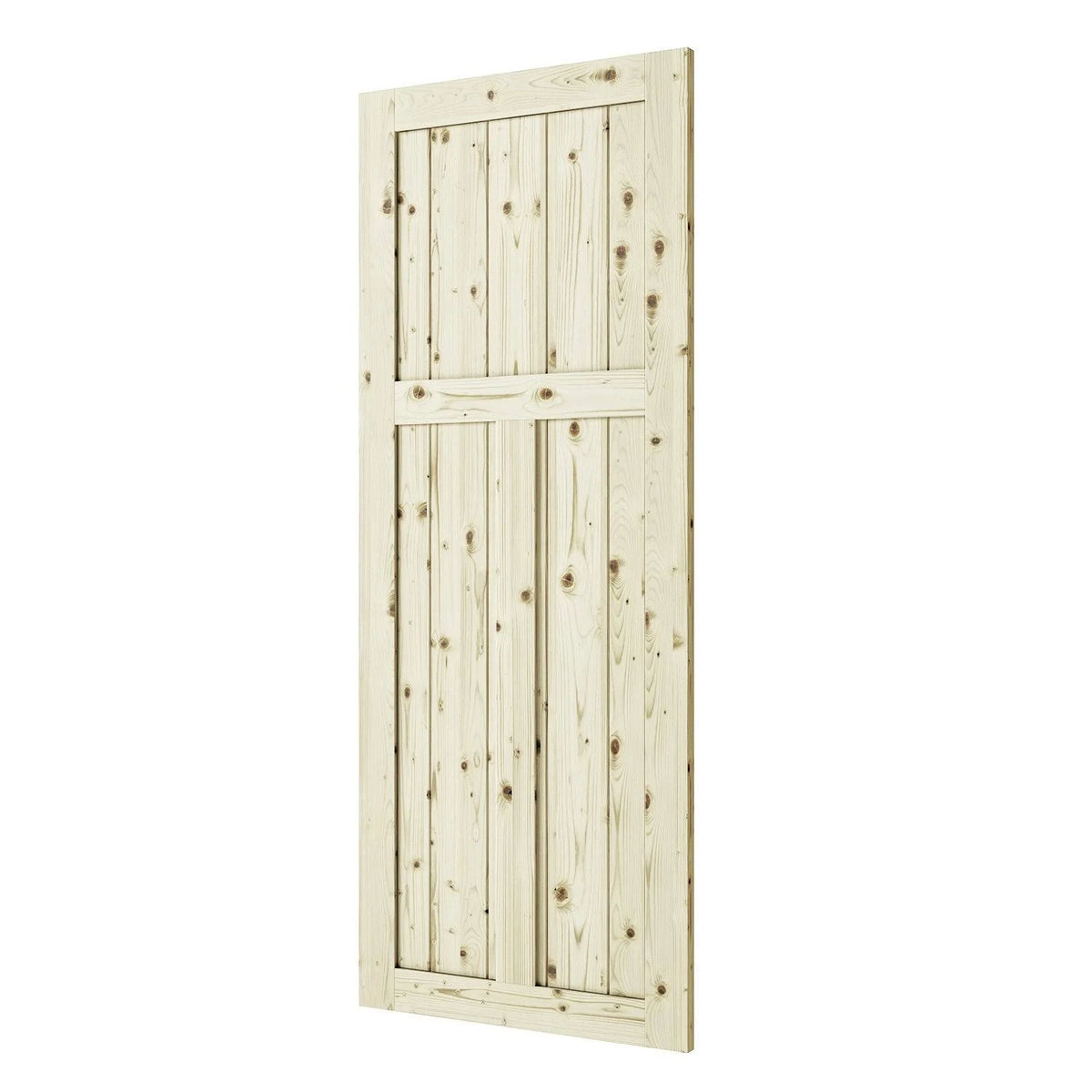 Unfinished Pine Barn Door Slab 42 in. I4984