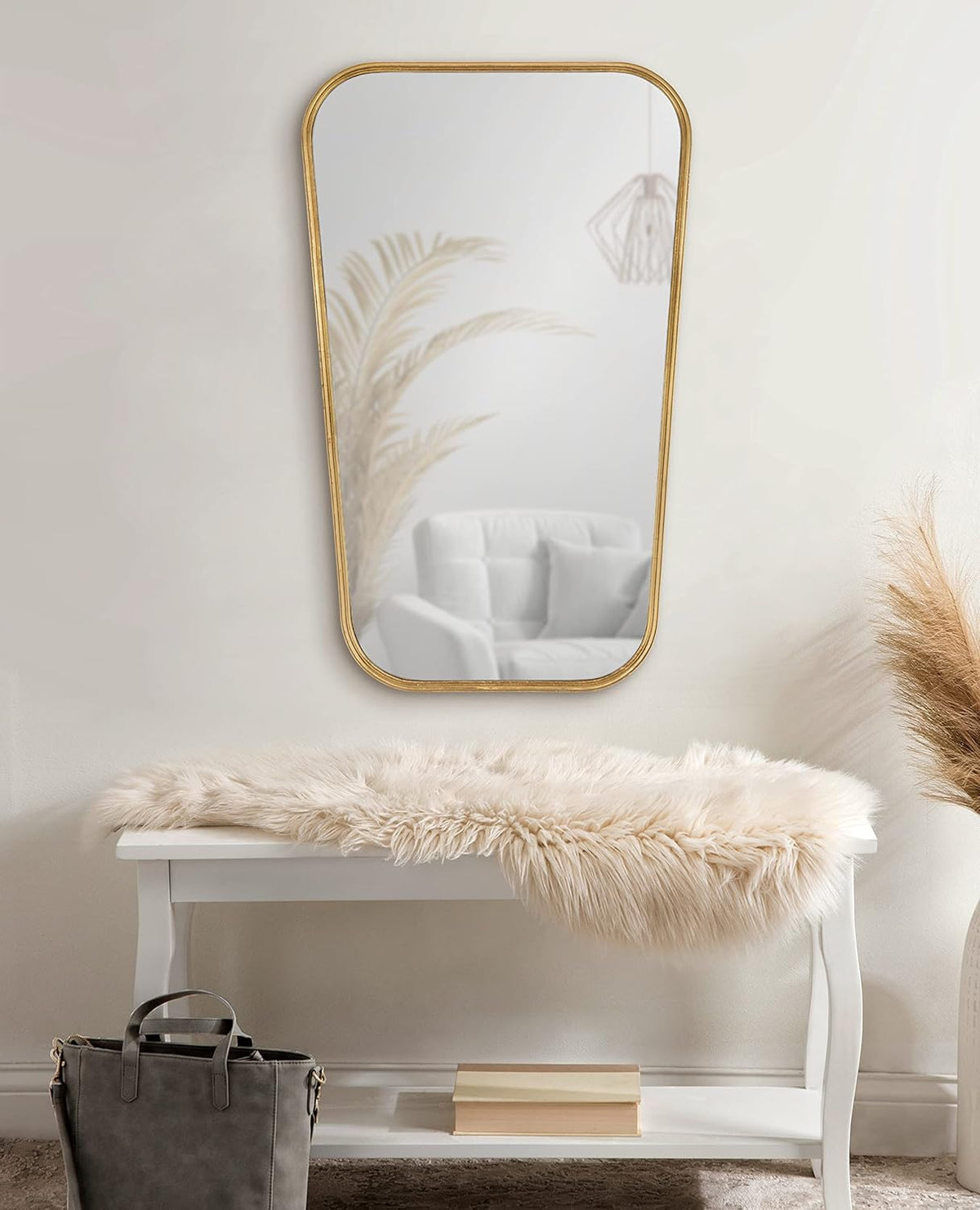 Gold Framed Wall Mirror I445