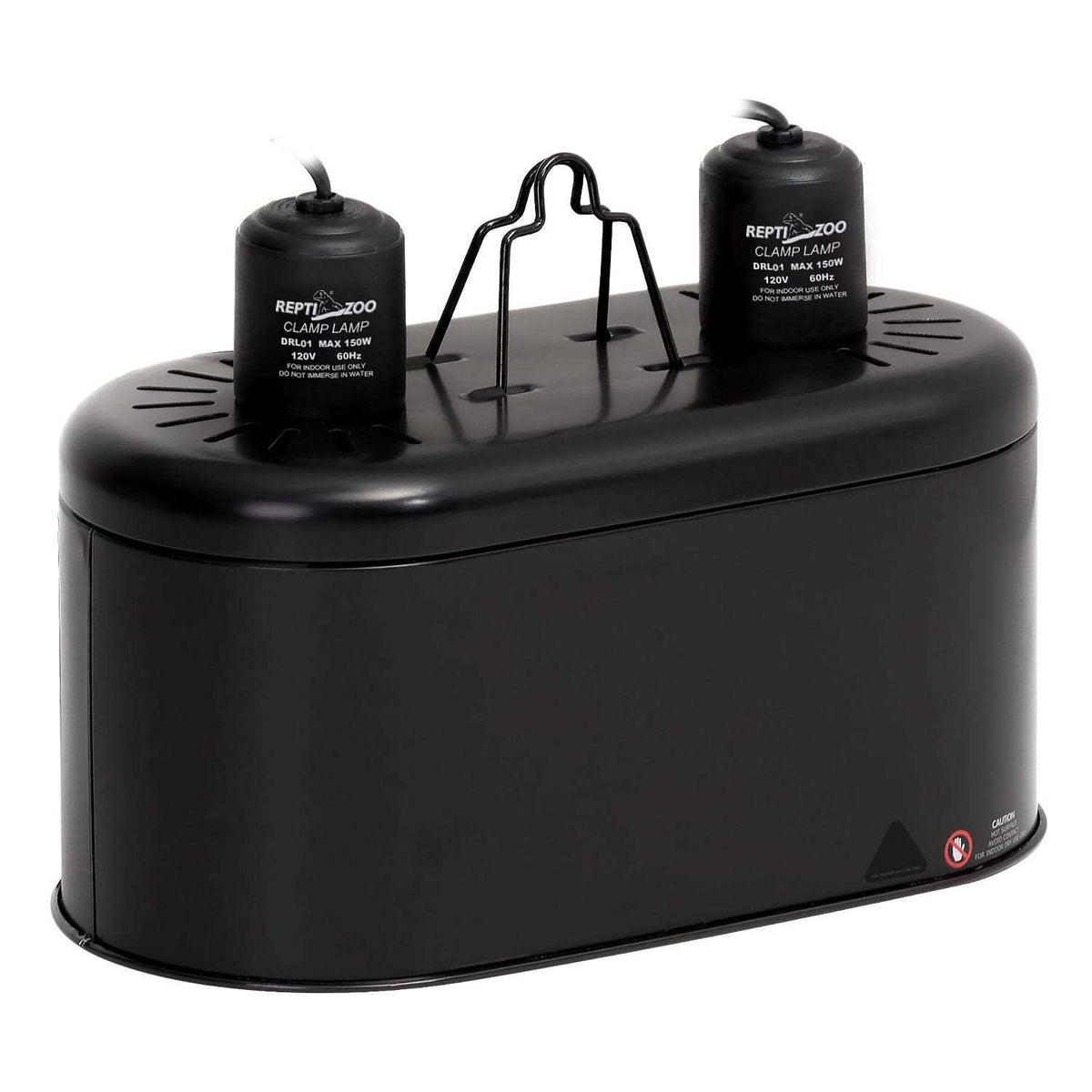 Deep Dual Lamp Fixture UVB Compact Reptile Heat Lighting Kit Combo Deep Dome Lamp Holder D5375