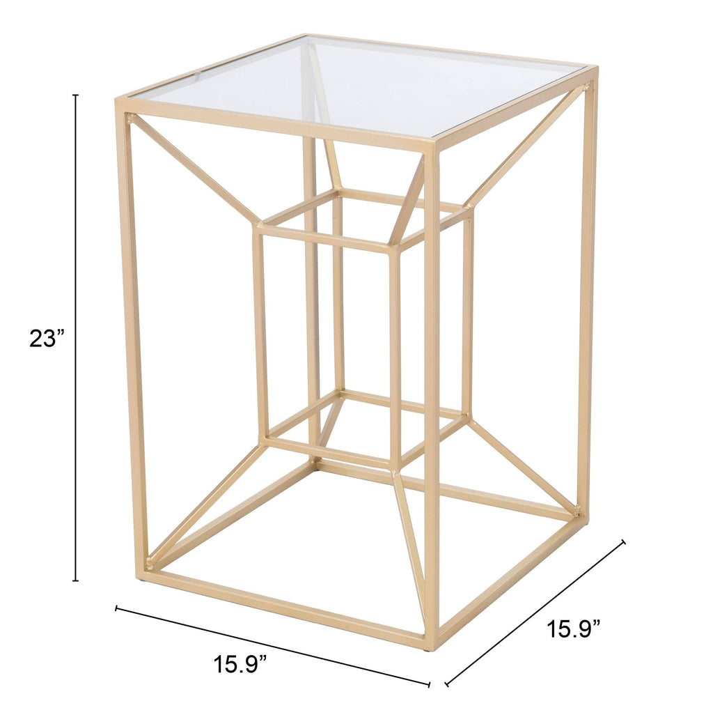 Gold Side Table J446