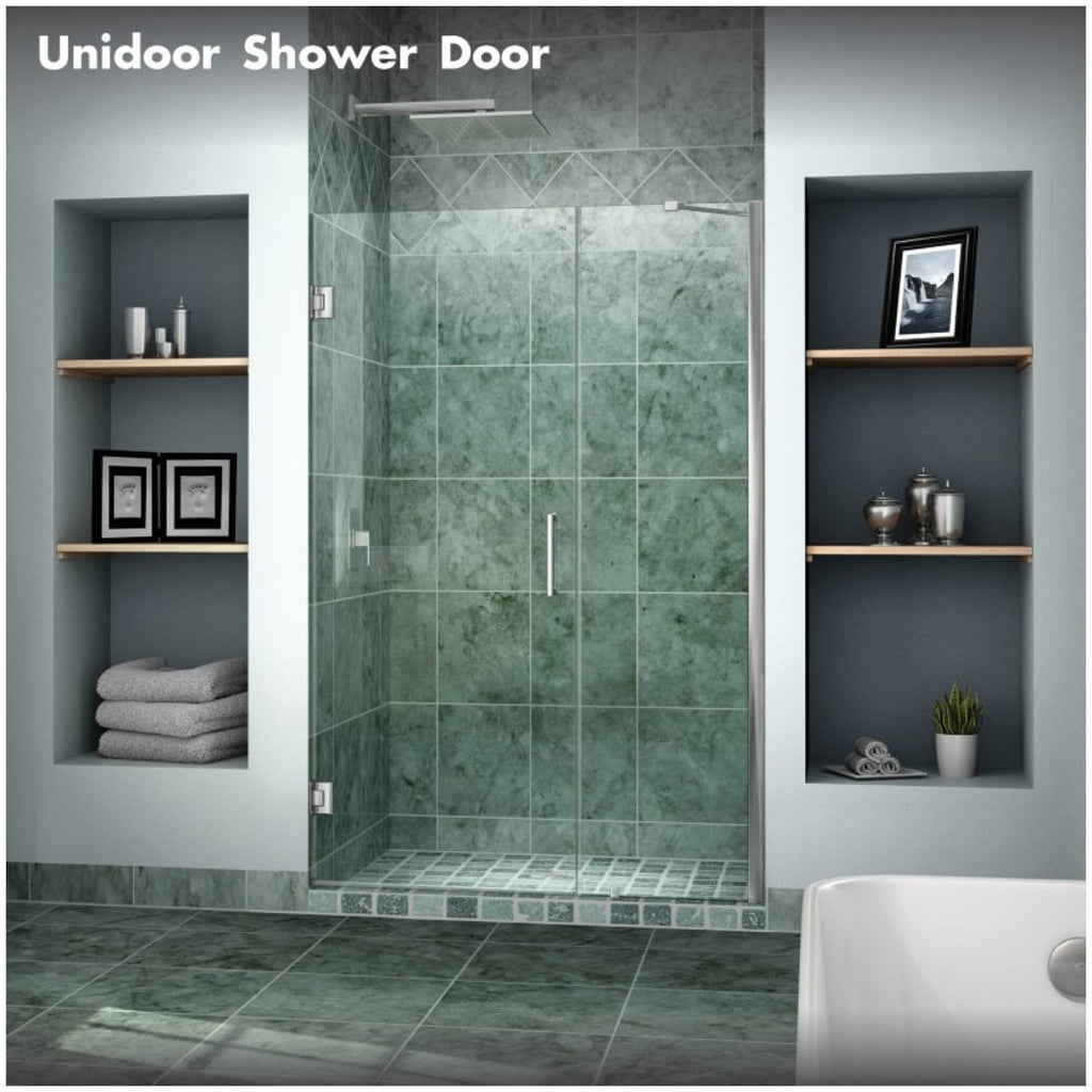 Frameless Hinged Shower Door Brushed Nickel K891535