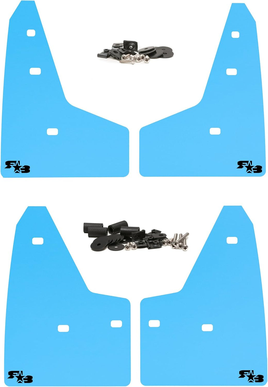 Black Mud Flaps Set of 4 C3987