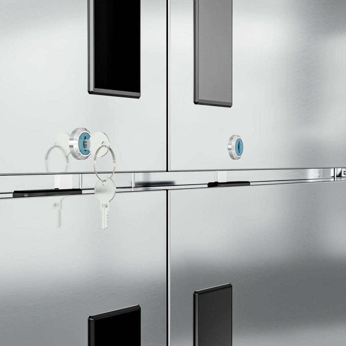 54 in. Commercial Stainless Steel Solid Half Door Reach-In Freezer, 47 cu. ft. M976