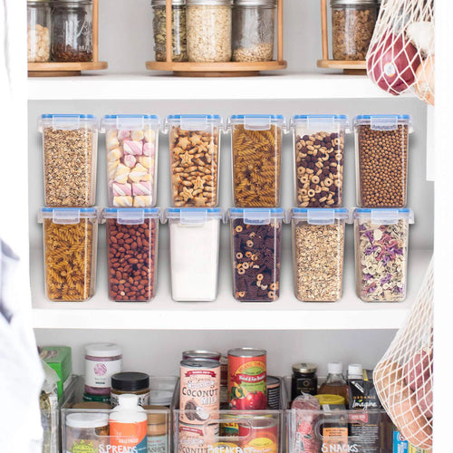 12 Pc Airtight Plastic Food Storage Containers F893911