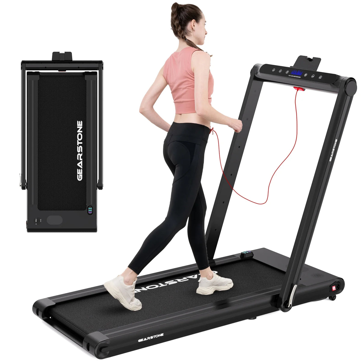 2 in 1 Folding Treadmill J152314