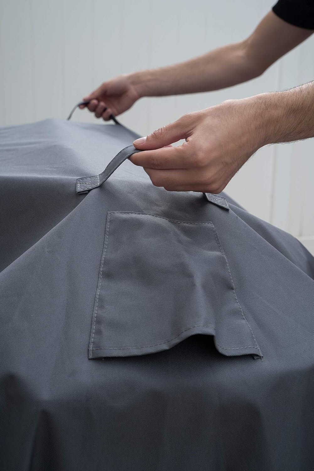 Gray Heavy Duty All-Weather Pellet Grill Cover E543