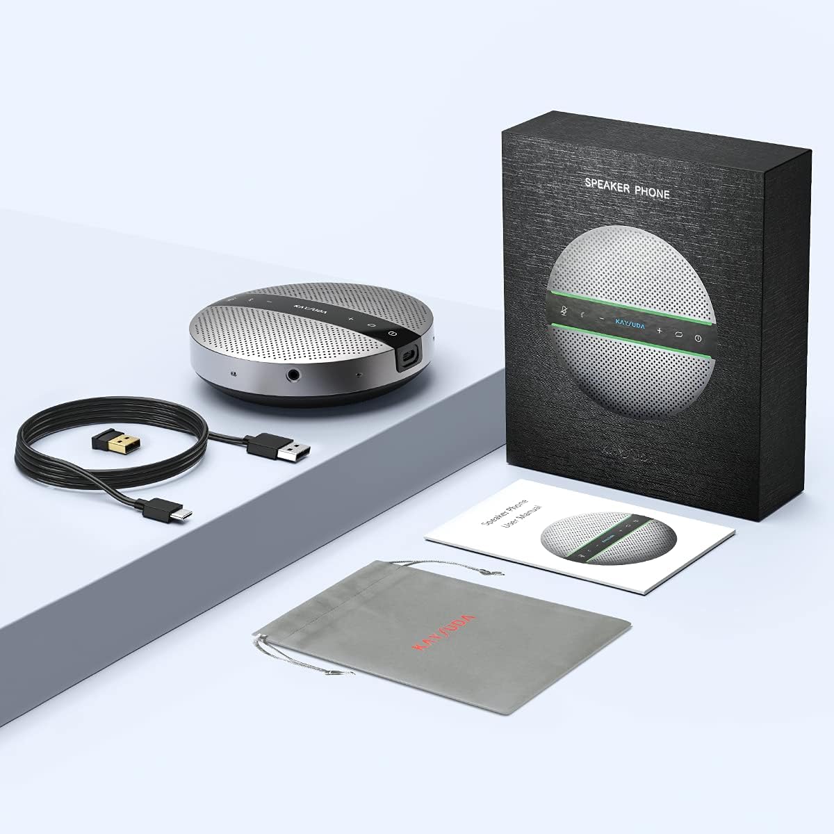 Bluetooth Speakerphone with 6 Microphones, 18H Call Time, Bluetooth 5.0 Z9551