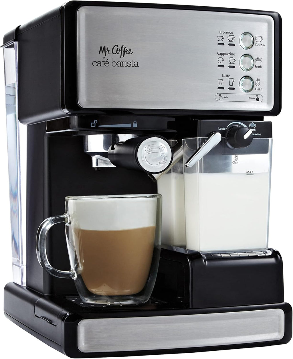Silver Espresso and Cappuccino Maker D1022