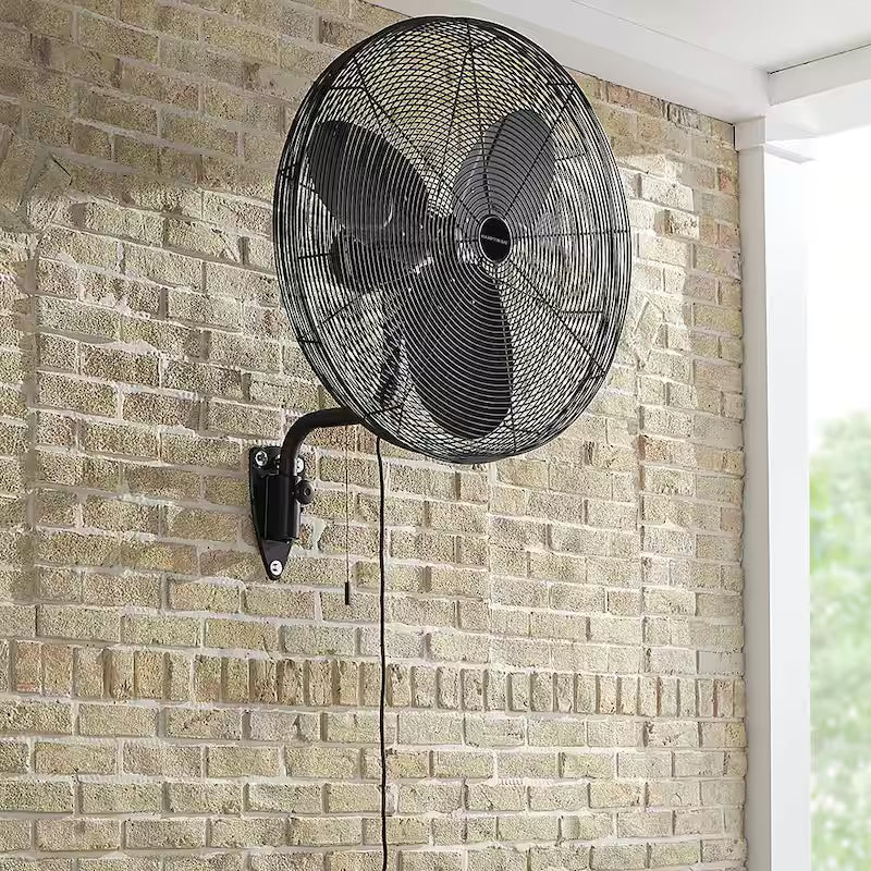 Black Wall Mount Fan J580