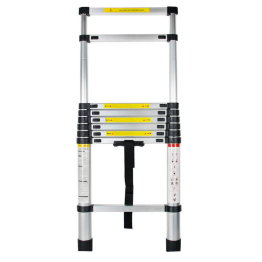8.5FT Telescopic Aluminum Ladder with Button Retraction Z6463