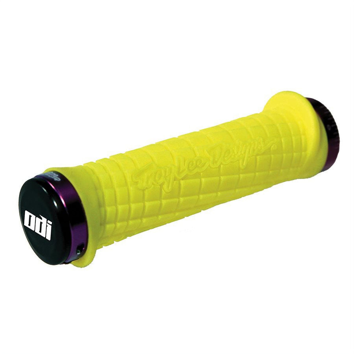 Neon Yellow Lock-On Mountain Grips with Clamps L4557