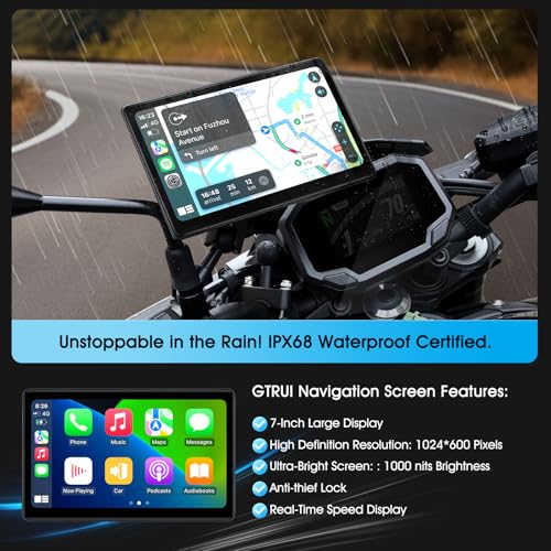 7 Inch Waterproof Touchscreen Portable CarPlay J6150