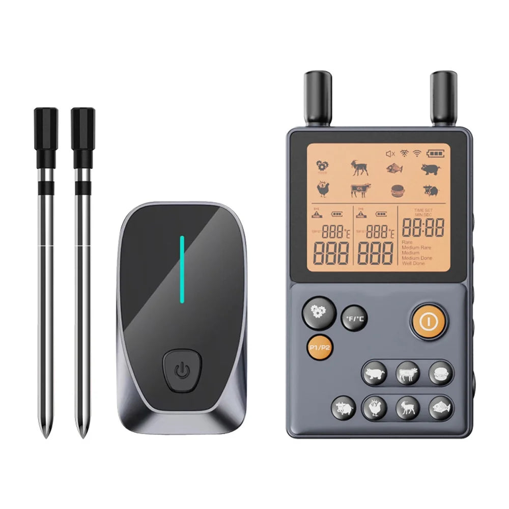 Instant Oven Meat Thermometer with Two Probes A16171