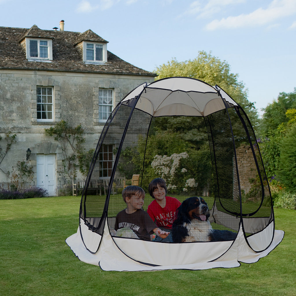 Pop Up Gazebo Tent With Screen Mesh D204365