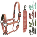 Blackout Reflective Safety Horse Halters with Matching Lead C62100