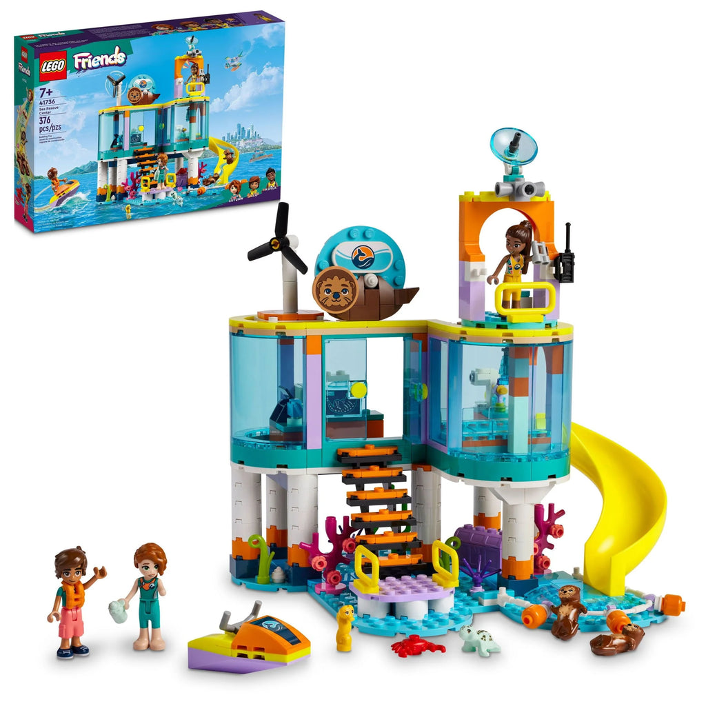 Sea Rescue Center Building Toy with 3 Mini-Dolls E4848