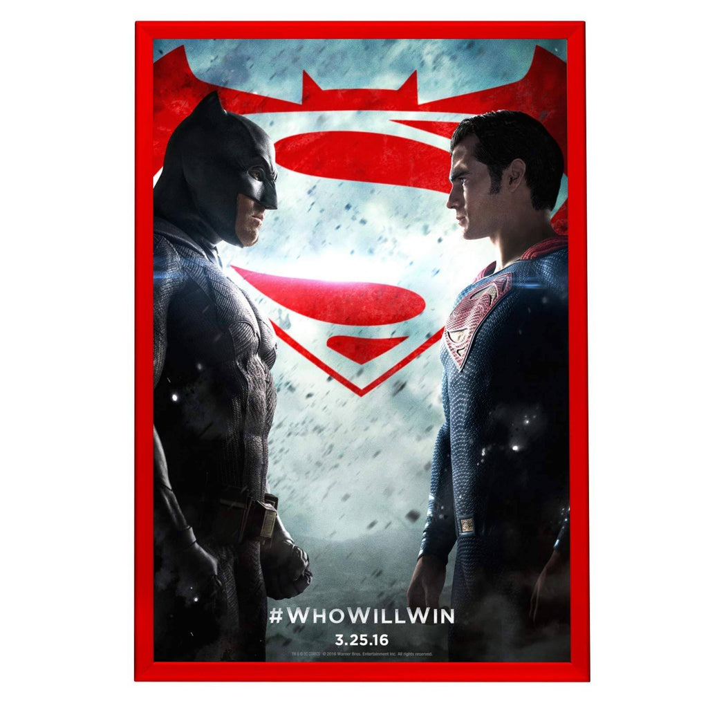 Movie Poster Frame 24x36 Inches Red Aluminum Profile V52998