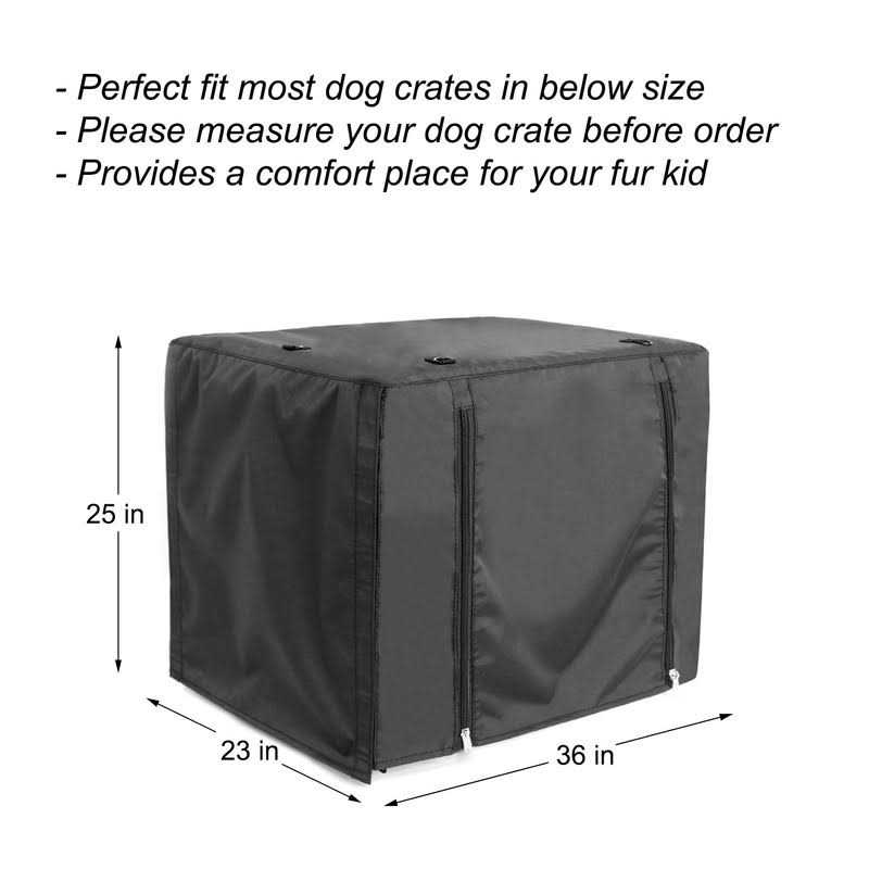 Dog Crate Cover Double Door 36 42 48 inches A95981
