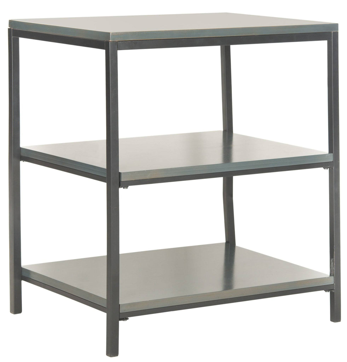 3 Tier Steel Teal Shelf Unit H495214