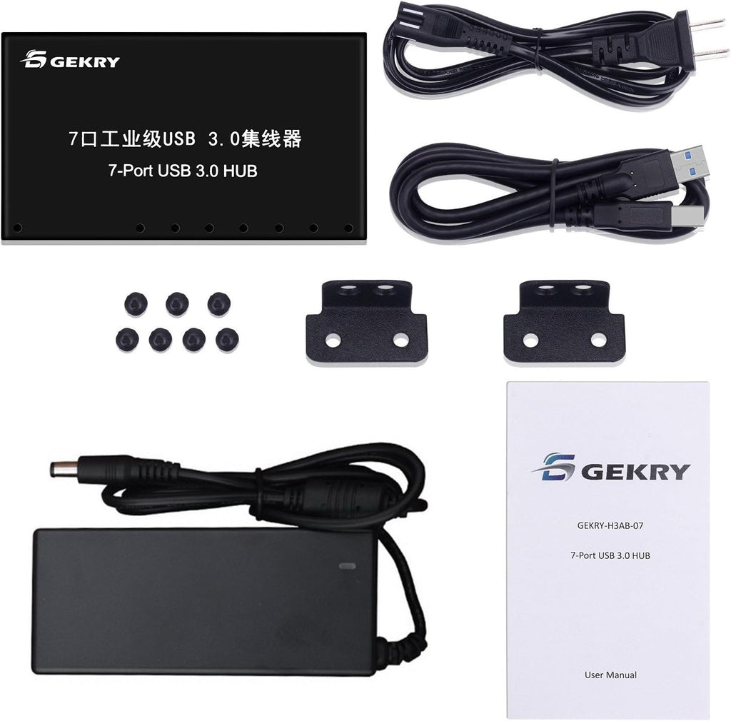 7-Port Powered USB 3.0 Hub with 12V/3A AC Adapter G42437