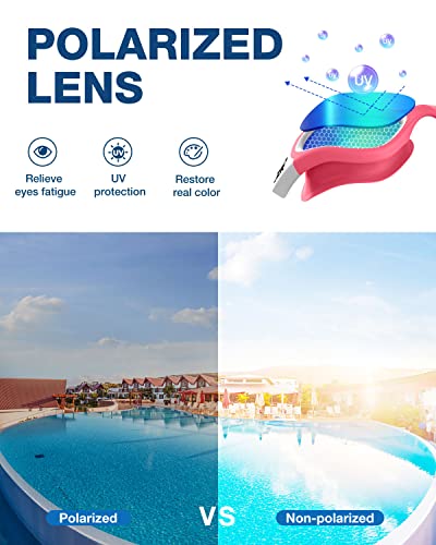 Polarized Anti Fog Anti UV Swimming Goggles H17048