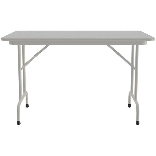 30"W x 48"D Metal & Wood Folding Table L63380