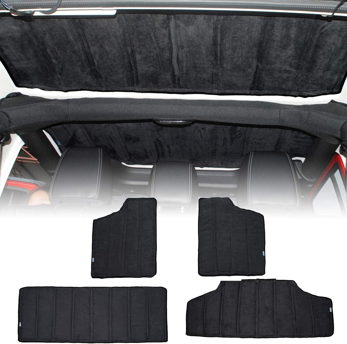 Jeep Wrangler JK 4 Door Heat Insulation Cotton Kit I596