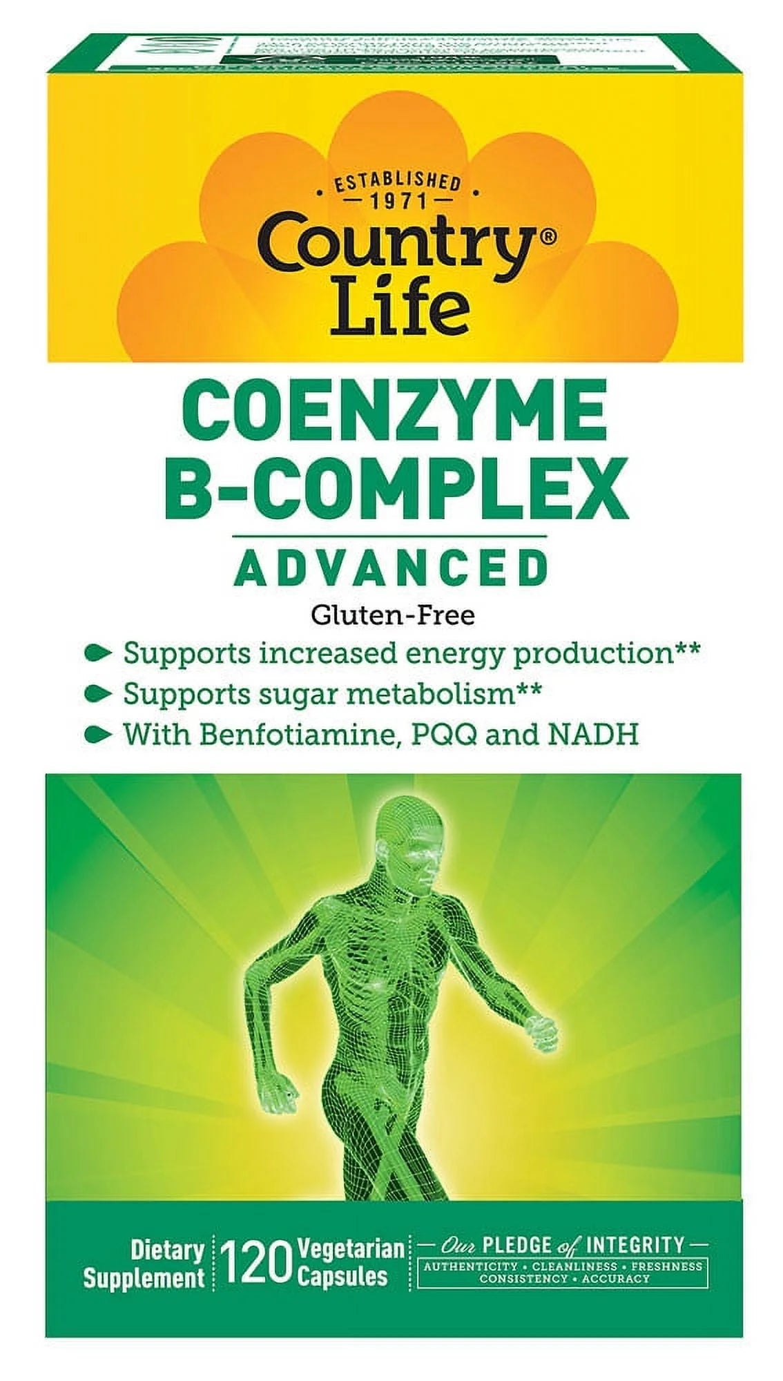120 Vegetarian Capsules Coenzyme B-Complex J96638