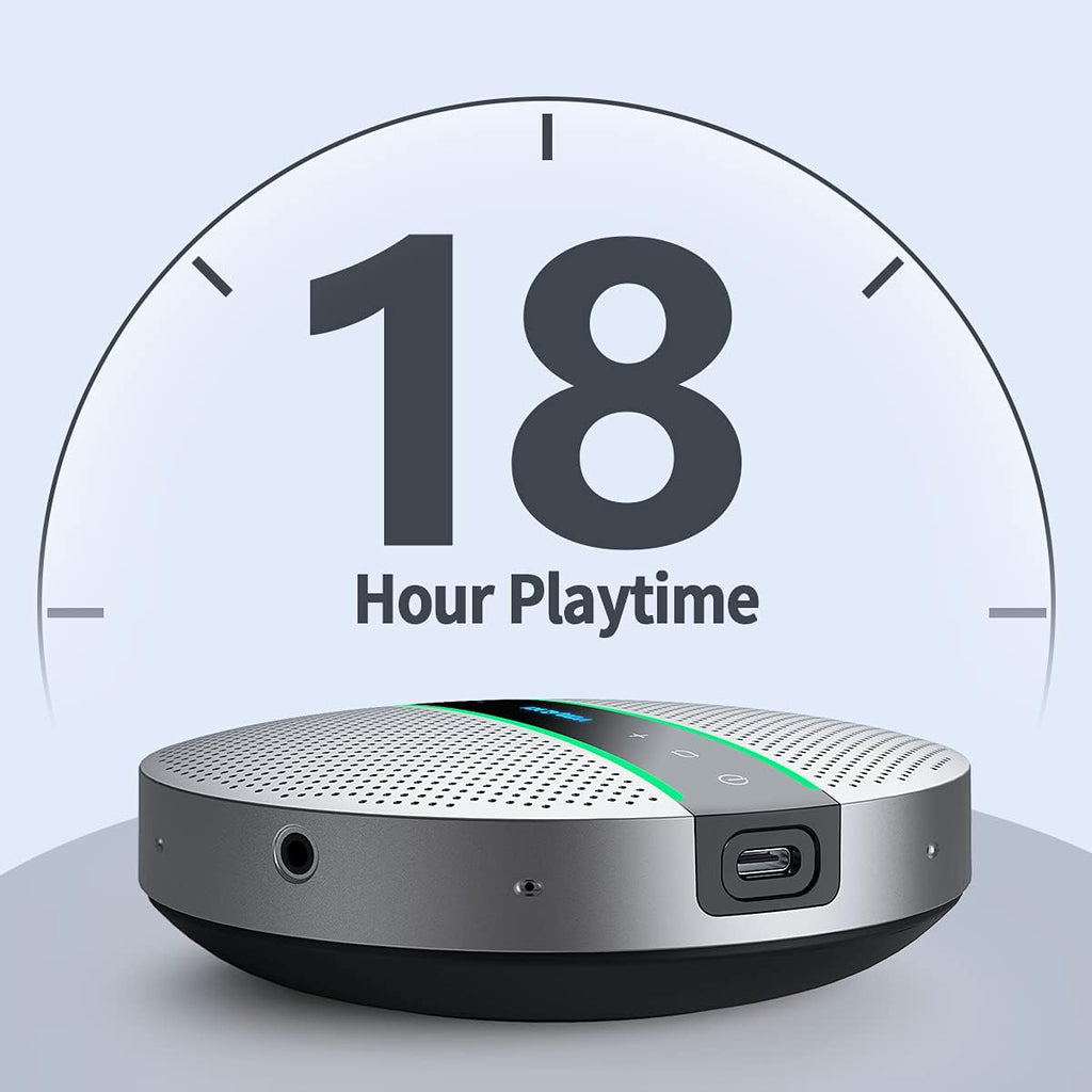 Bluetooth Speakerphone with 6 Microphones, 18H Call Time, Bluetooth 5.0 Z9551