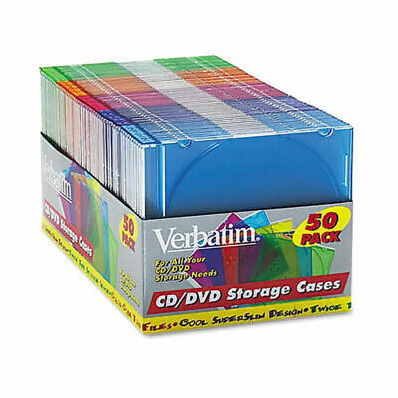 Assorted Slim Jewel Cases 50pk G5128
