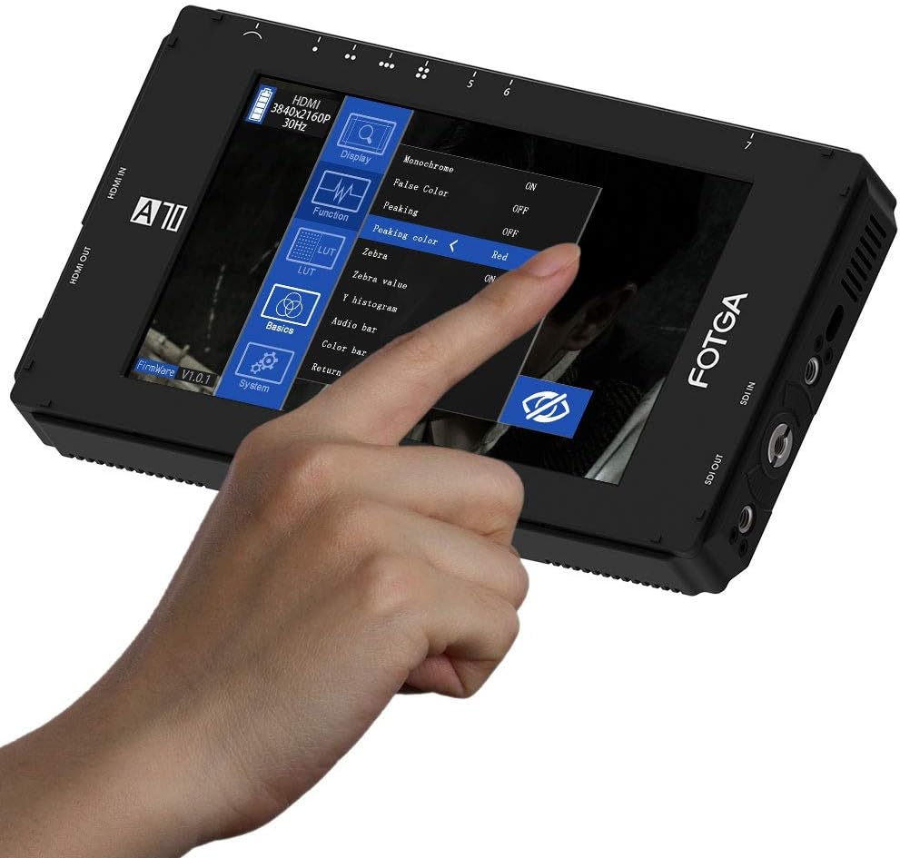 7 Inch FHD IPS Touch Screen Field Monitor with HDMI 4K Input/Output S133