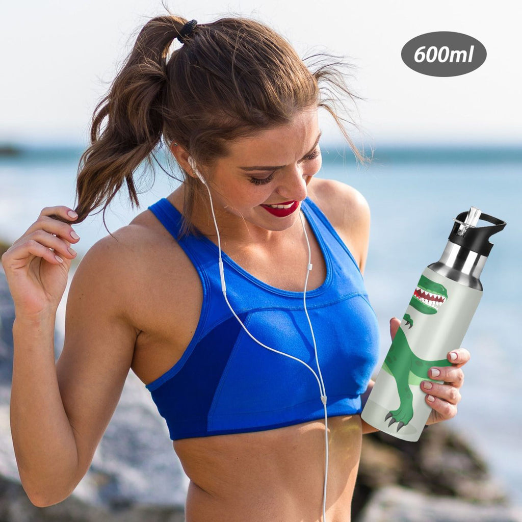 Stainless Steel Vacuum Insulated Water Bottle with Straw Lid 20 OZ N795