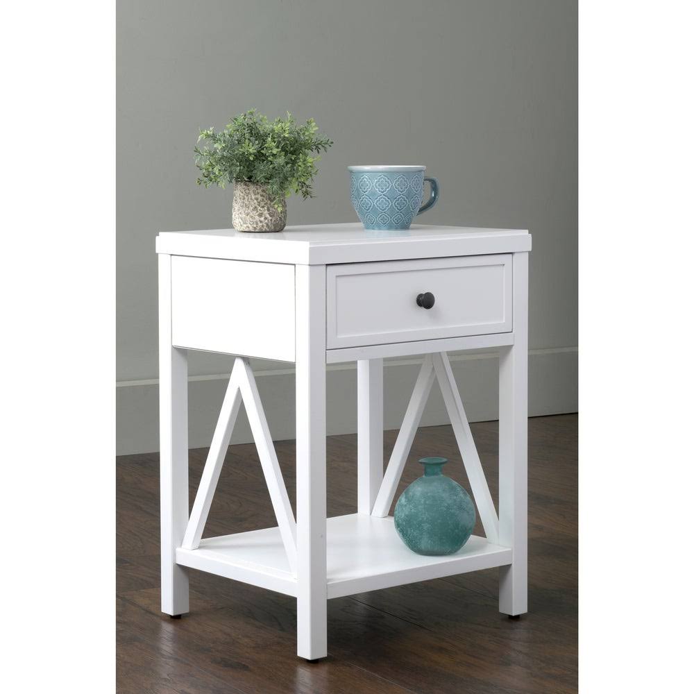 Acacia Wood End Table A10757