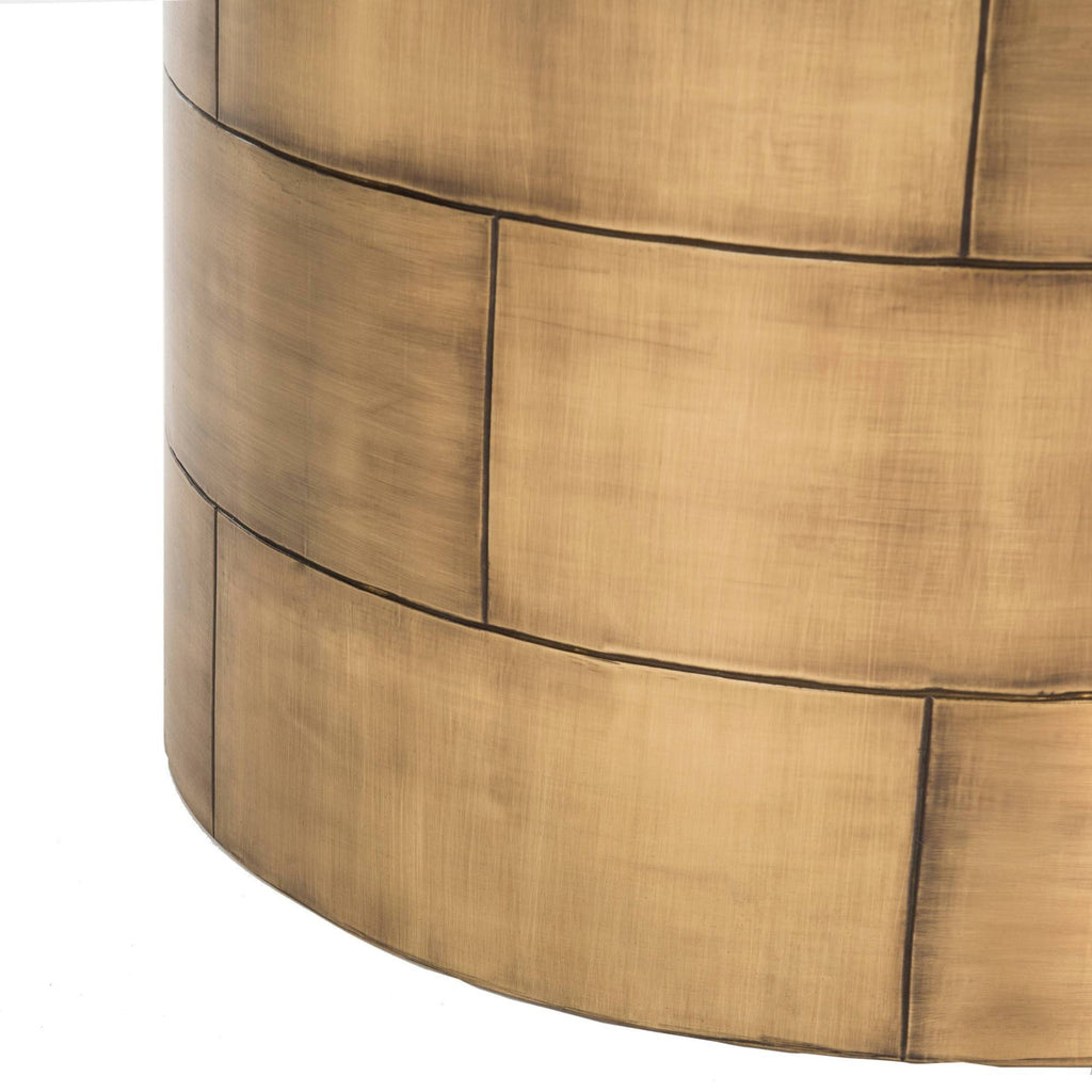 Brass Round Side Table M821