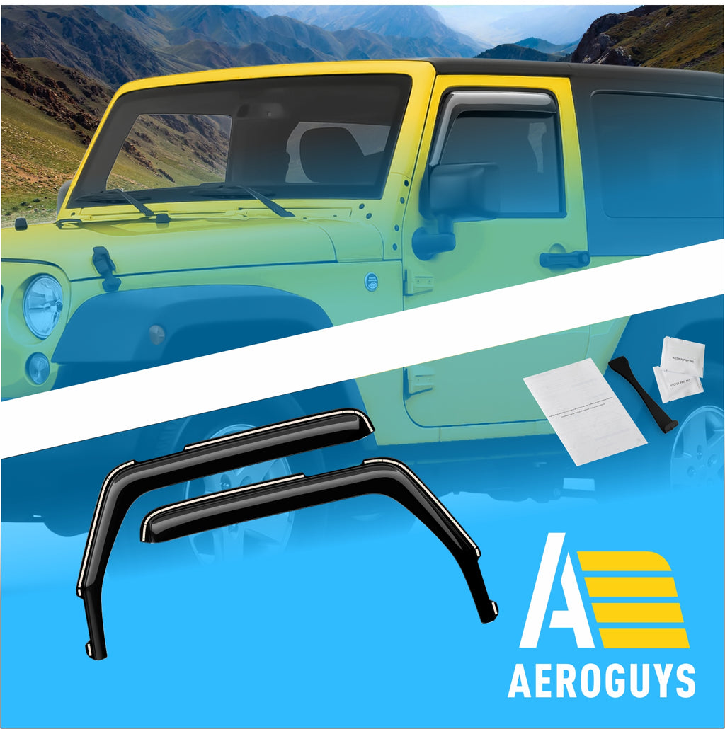 In-Channel Window Deflectors 2pcs G7231