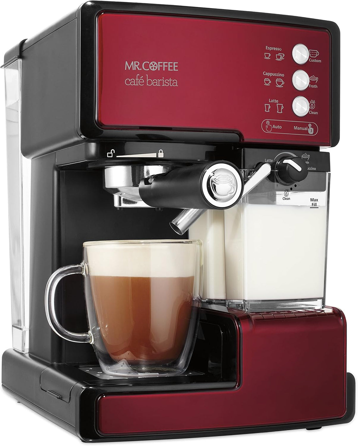 Silver Espresso and Cappuccino Maker D1022