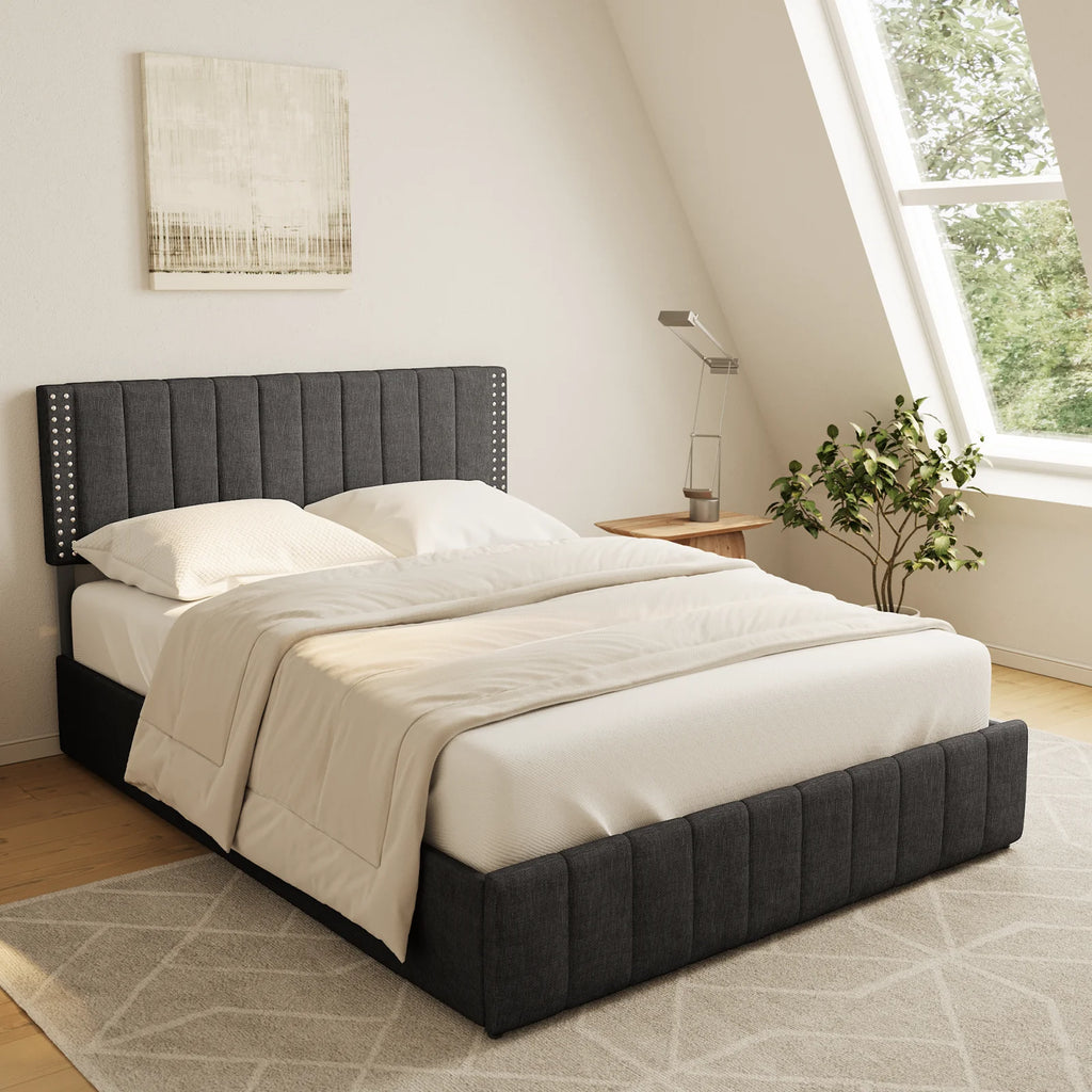 Full Bed Frame with 4 Storage Drawers R854