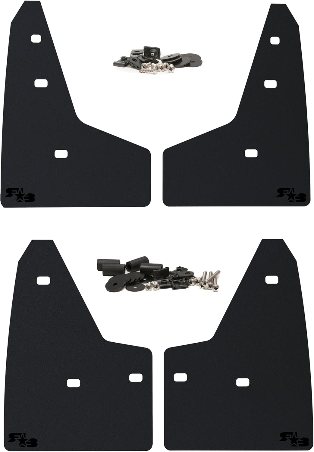 Black Mud Flaps Set of 4 C3987