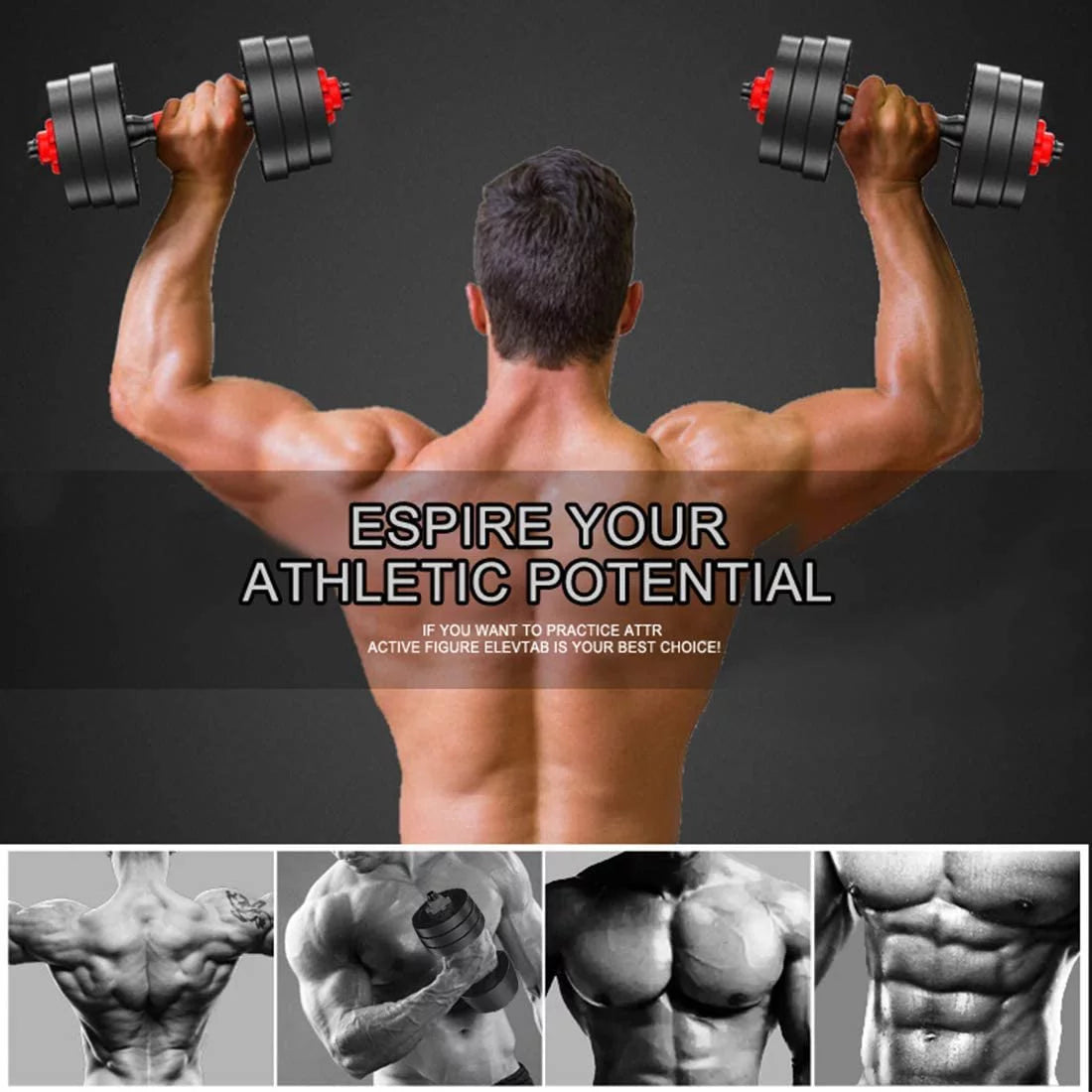 66 LBS Adjustable Dumbbell Set Y90198