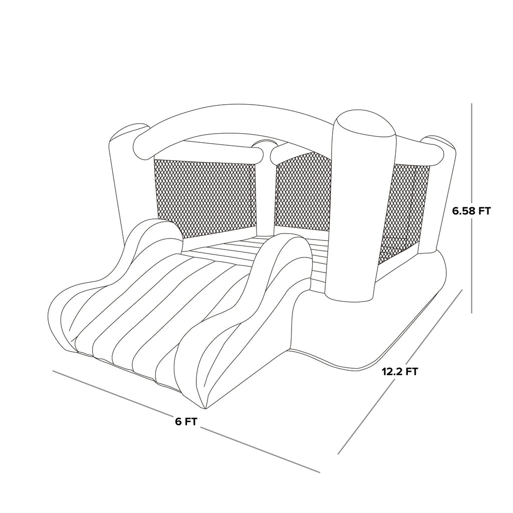 Inflatable Bounce House with Slide V38929
