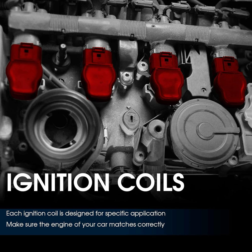 Set of 8 Ignition Coils for Cadillac SRX STS DTS XLR Buick Lucerne V8 4.4L 4.6L U2848