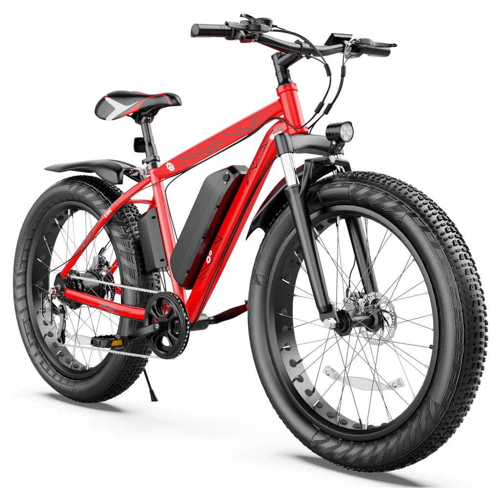 500W 26" Fat Tire Electric Mountain Bike F554