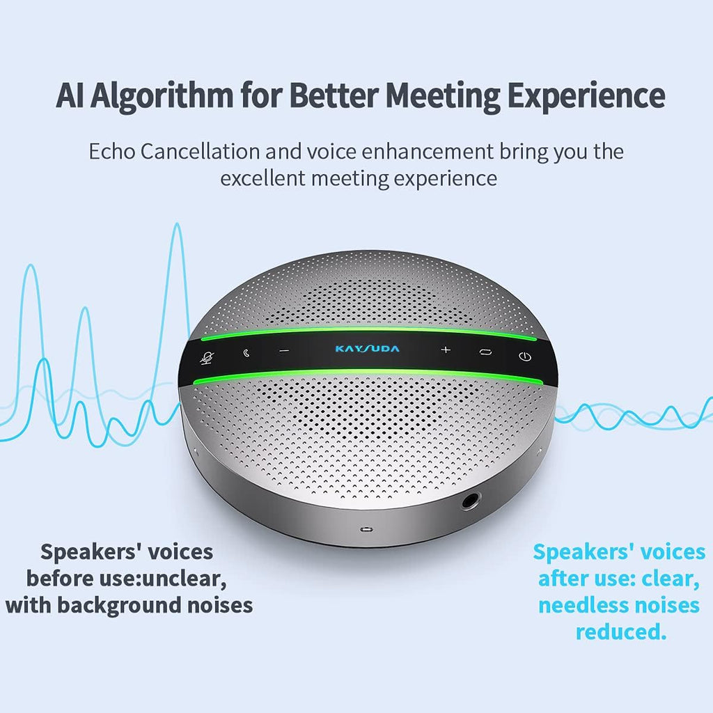 Bluetooth Speakerphone with 6 Microphones, 18H Call Time, Bluetooth 5.0 Z9551