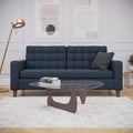 Navy Polyester Sofa U160155